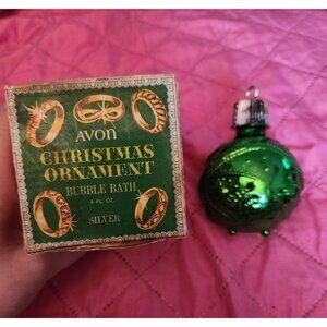 Avon Vintage Christmas Bubble Bath Ornament